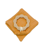 Anneau de dentition sable et lange ocre