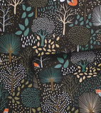 M. FOX - Papier peint enfant - Motifs forêt et renard