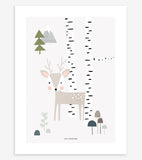 IN THE WOODS - Affiche enfant - Le cerf