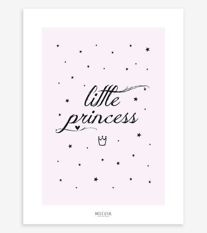 LITTLE PRINCESS - Affiche enfant - Little princess
