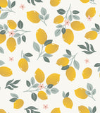 LOUISE - Papier peint enfant - Motif citrons