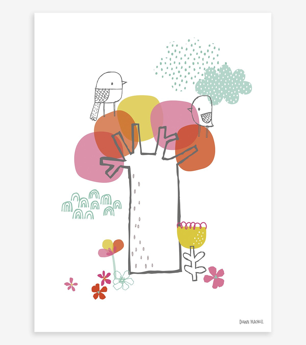 HELLO SUNSHINE - Affiche enfant - Les oiseaux