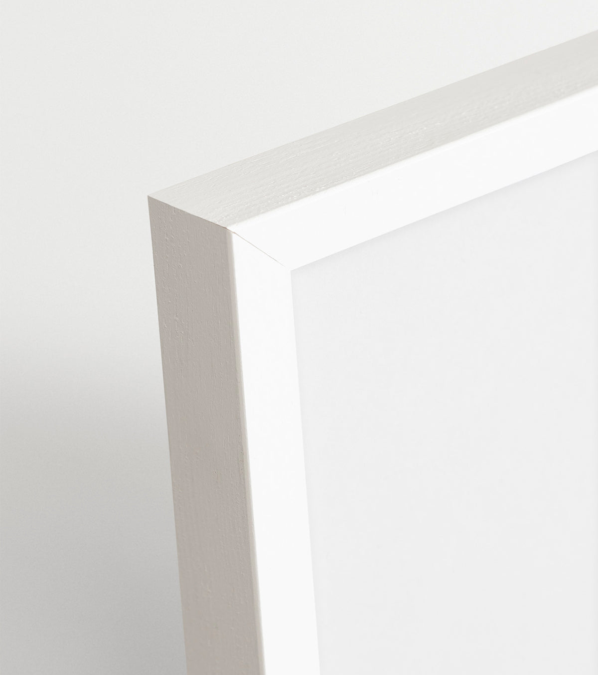 Cadre bois blanc - 30 x 40 cm