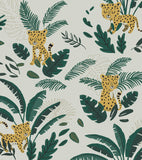 JUNGLE NIGHT - Papier peint enfant - Motif guépards