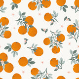 LOUISE - Échantillon papier peint, oranges