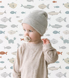 LOTAN - Papier peint enfant - Balade en mer, les poissons