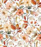 LOUISON - Papier peint fleurs d'automne