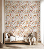 LOUISON - Papier peint fleurs d'automne