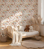 LOUISON - Papier peint fleurs d'automne