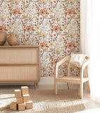 LOUISON - Papier peint fleurs nostalgique
