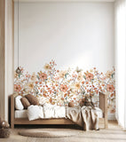 LOUISON : Papier peint panoramique Jardin fleuri