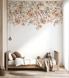 LOUISON : Papier peint panoramique Jardin fleuri