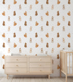 CLOUDY TALES - Papier peint enfant animaux parade d'anniversaire