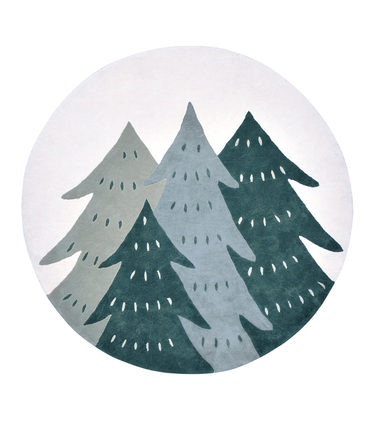 KHARU - Tapis enfant - Les sapins