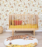 FELIDAE - Tapis enfant - Tigre et guépard