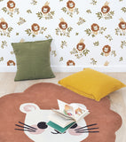 FELIDAE - Tapis enfant - Tête de lion