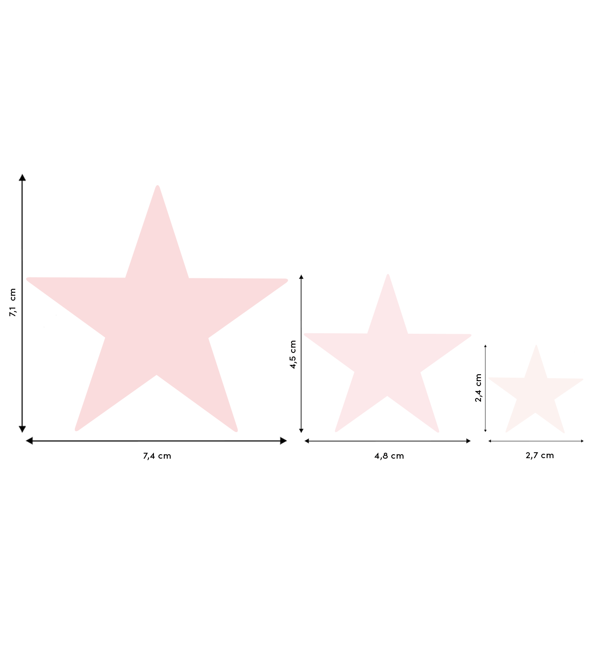 MINIMA - Stickers muraux - Mixe étoiles