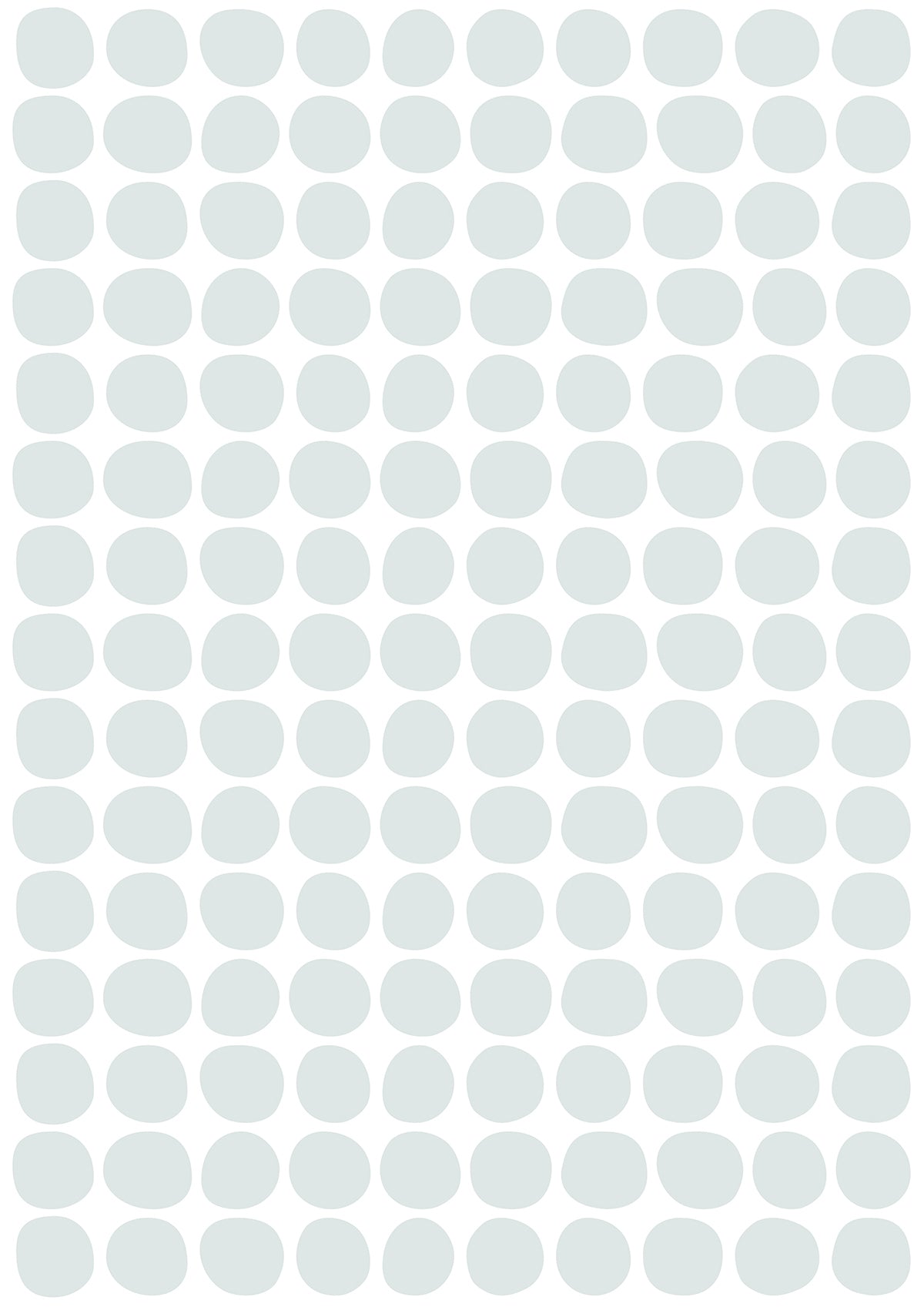 MINIMA - Stickers muraux - Pois bleu