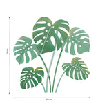 YATSUNI - Stickers muraux - Feuille de monstera