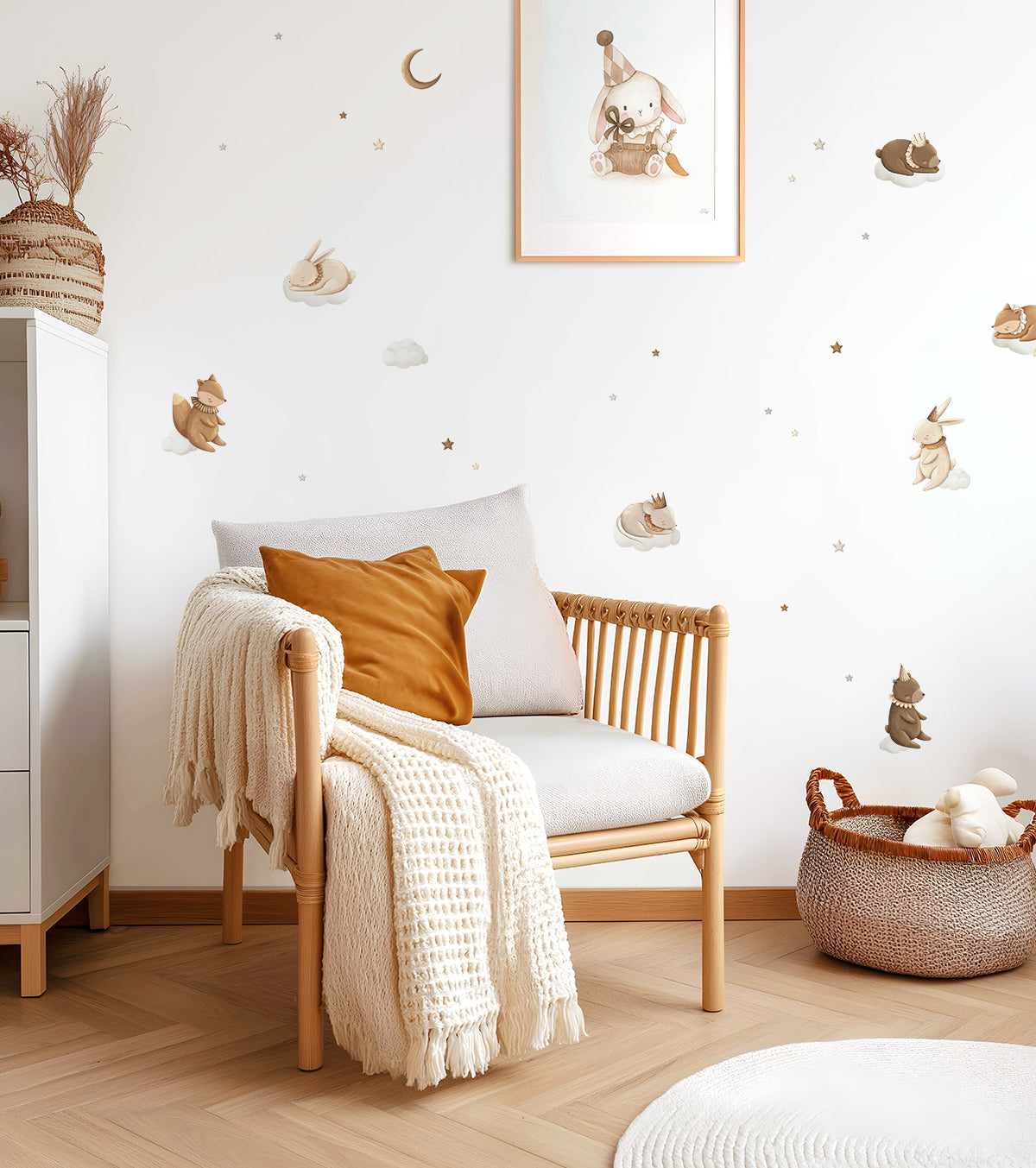 CLOUDY TALES - Stickers muraux - Animaux endormis