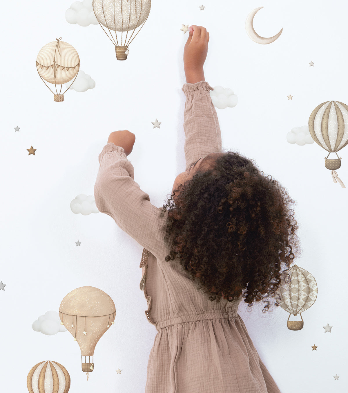 CLOUDY TALES - Stickers muraux - Montgolfières