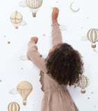 CLOUDY TALES - Stickers muraux - Montgolfières