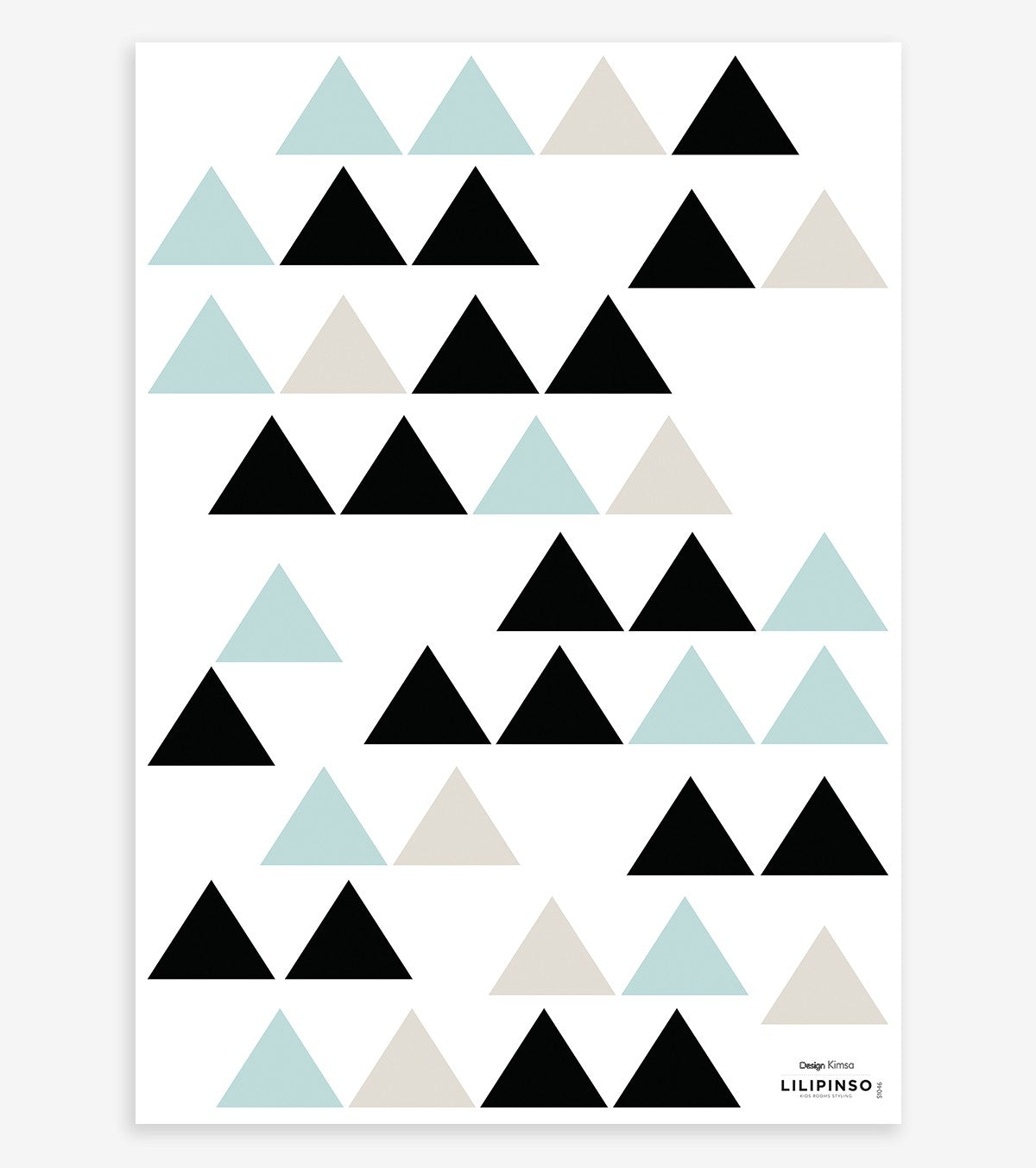 ORIGAMI - Stickers muraux - Triangles