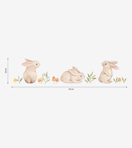 FOREST - Stickers muraux - Les lapins