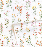 QUEYRAN - Papier peint enfant - Motif herbier de fleurs