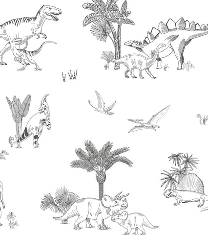 DINOSAURUS - Papier peint - Motif dinosaures