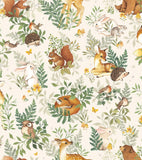 FOREST - Papier peint enfant - Motif animaux de la forêt (PRODUIT RECONDITIONNÉ)