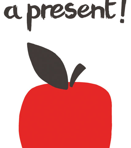 MOKA & POM - Affiche enfant - La pomme