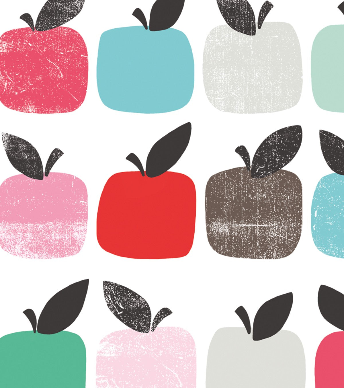 MOKA & POM - Affiche enfant - Pommes