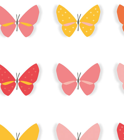 HELLO SPRING - Affiche enfant - Les papillons