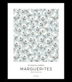 PICNIC DAY - Affiche enfant - Marguerites (bleu clair)