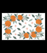LOUISE - Stickers muraux - Oranges et feuillages