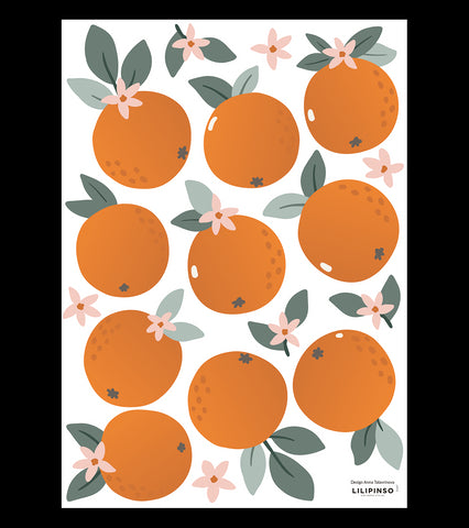 LOUISE - Stickers muraux - Les oranges