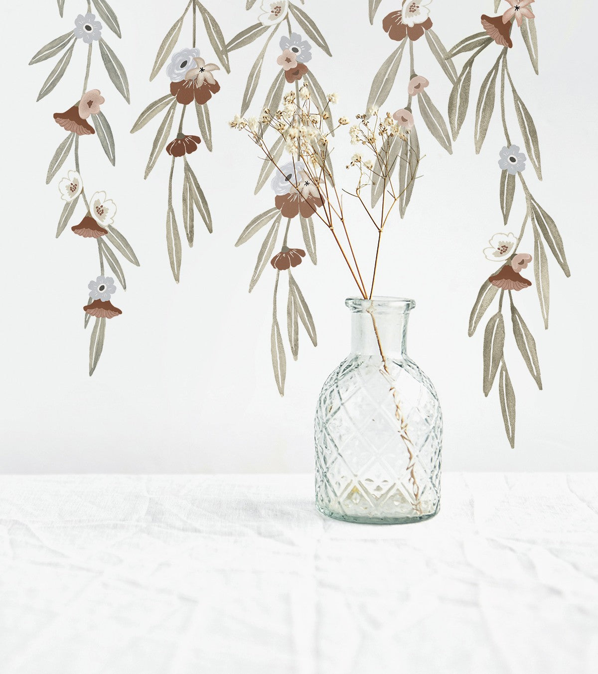 LILYDALE - Grand sticker - Eucalyptus et fleurs