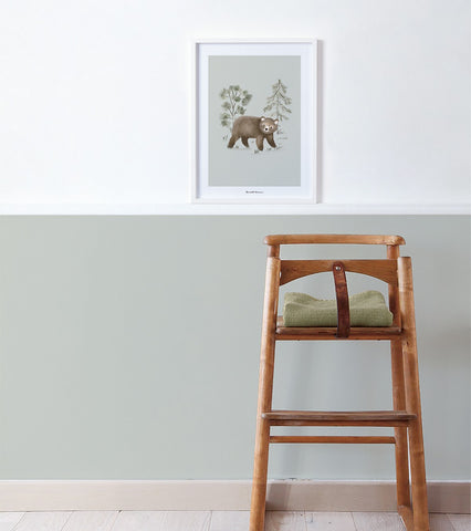 KHARU - Affiche enfant - Petit ours