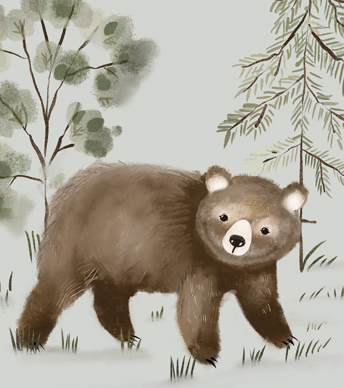 KHARU - Affiche enfant - Petit ours