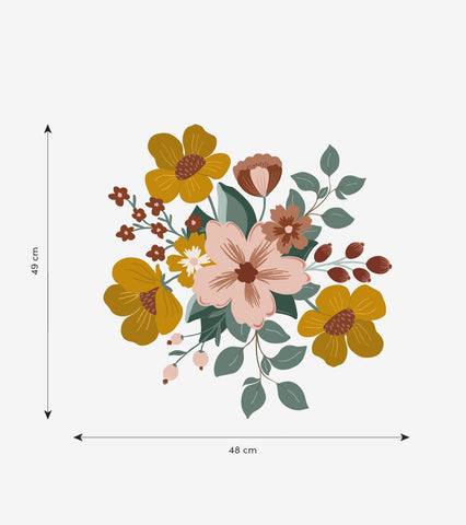 CAPUCINE - Grand sticker - Grand bouquet