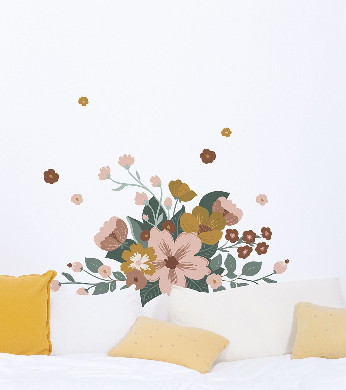 Stickers Chambre Fille  Bouquets de fleurs - Décoration Lilipinso