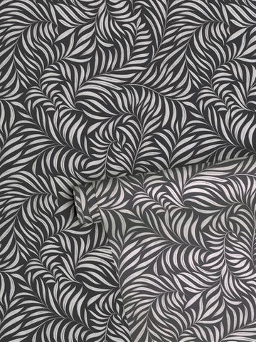 BLACK MAJIK - Papier peint enfant - Motif feuilles de palmiers