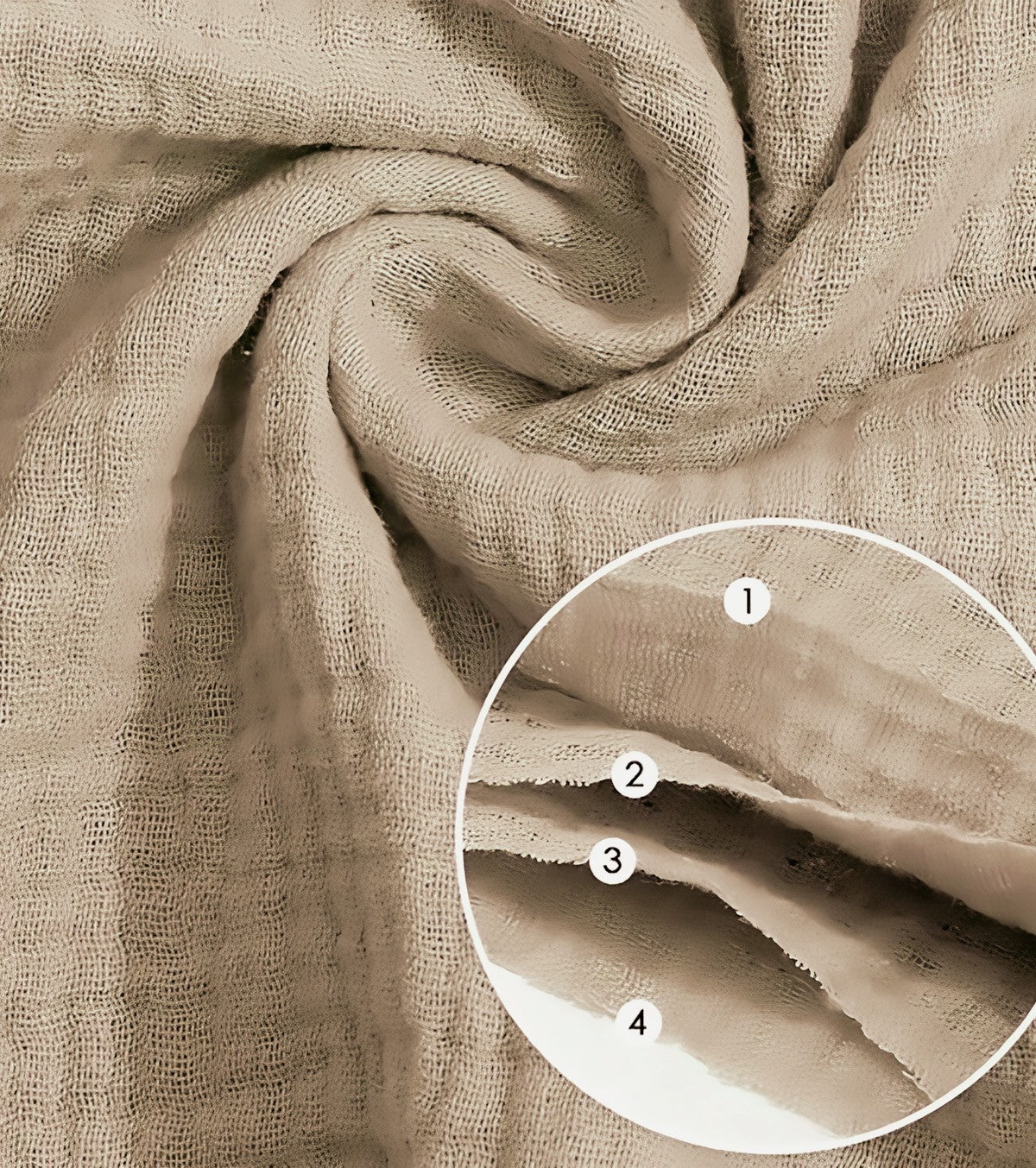 Anneau de dentition gris et son lange bleu